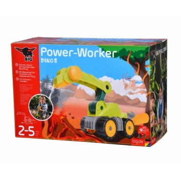 DIDELIS Plūgo purkštuvas Dinosaur Power Worker Smėlio žaislas