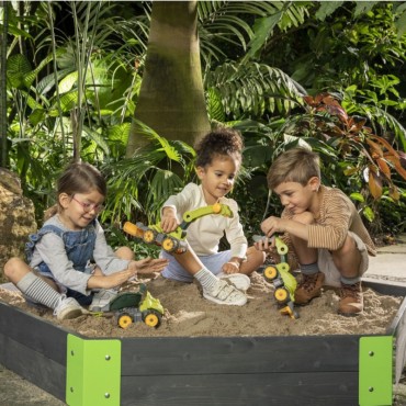 DIDELIS Plūgo purkštuvas Dinosaur Power Worker Smėlio žaislas
