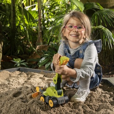 DIDELIS Plūgo purkštuvas Dinosaur Power Worker Smėlio žaislas