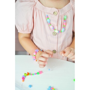 WOOPIE ART&FUN rinkinys papuošalų apyrankėms, pakabučiams, žiedams, auskarams su drugeliais, gamybai