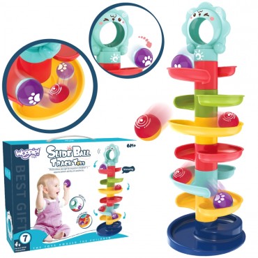 WOOPIE BABY Kulkos takelis Spiralinis rinkinys + 2 kamuoliukai