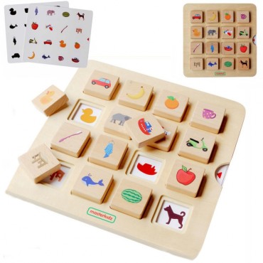 MASTERKIDZ Game Match Shadows Pairing Object Recognition Montessori