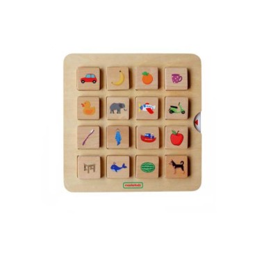 MASTERKIDZ Game Match Shadows Pairing Object Recognition Montessori