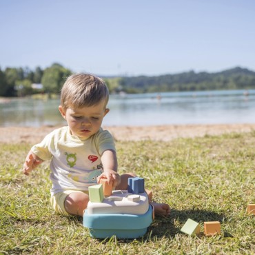 SMOBY Little Green Sorter Bioplastik krepšelyje