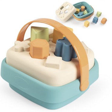 SMOBY Little Green Sorter Bioplastik krepšelyje