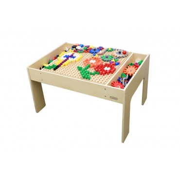 MASTERKIDZ medinis mokomasis stalas + SIENOS PRIEDAI stiebams
