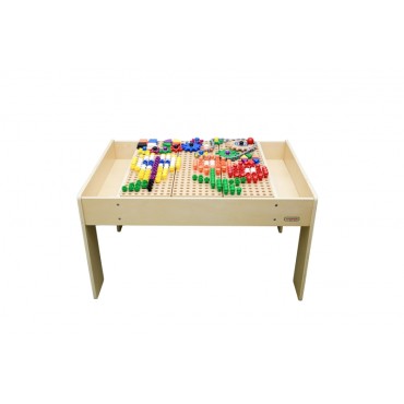 MASTERKIDZ medinis mokomasis stalas + SIENOS PRIEDAI stiebams