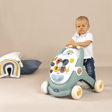 SMOBY Little 3-in-1 vežimėlis Interaktyvus vežimėlis