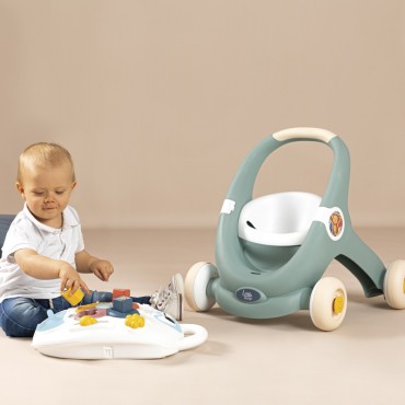 SMOBY Little 3-in-1 vežimėlis Interaktyvus vežimėlis