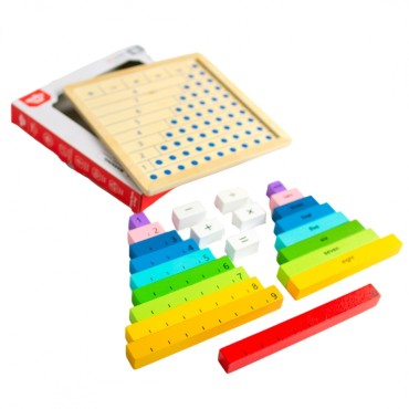 Tooky žaislas medinis matematikos lenta mokymosi skaičiavimo abacus