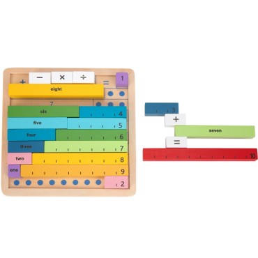 Tooky žaislas medinis matematikos lenta mokymosi skaičiavimo abacus