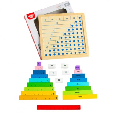 Tooky žaislas medinis matematikos lenta mokymosi skaičiavimo abacus