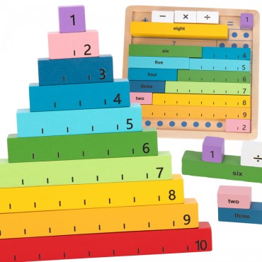 Tooky žaislas medinis matematikos lenta mokymosi skaičiavimo abacus
