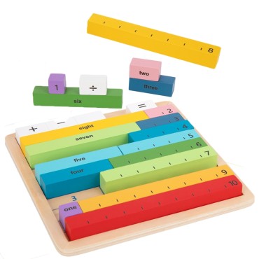 Tooky žaislas medinis matematikos lenta mokymosi skaičiavimo abacus
