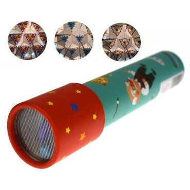WOOPIE GREEN Kaleidoskopas Spalvingas teleskopas vaikams Pasakų personažai Gyvūnai 1 vnt.