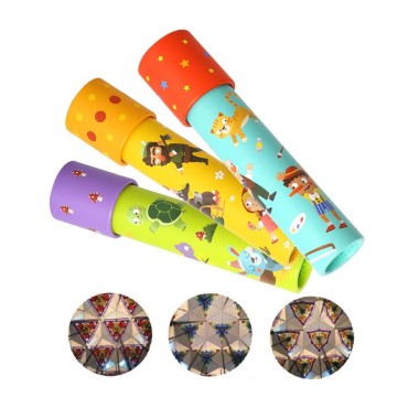 WOOPIE GREEN Kaleidoskopas Spalvingas teleskopas vaikams Pasakų personažai Gyvūnai 1 vnt.