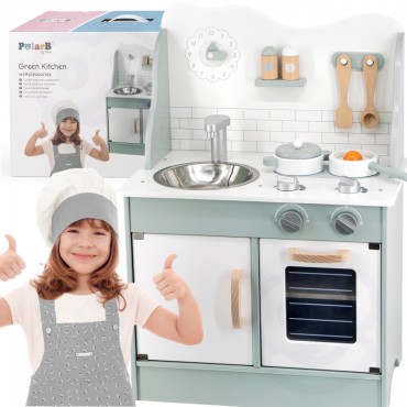 VIGA PolarB medinė virtuvė su Eco Green priedais