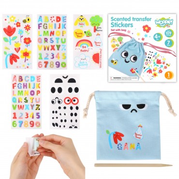 WOOPIE ART&FUN kūrybinis rinkinys Magic Bag + lipdukai dekoravimui virš 109 vnt.