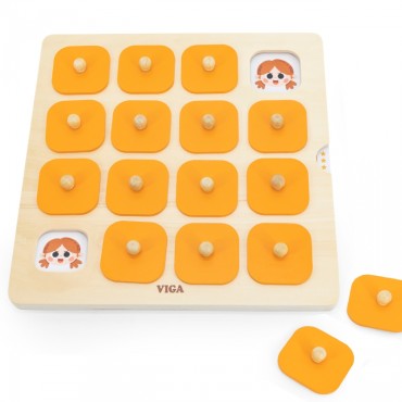 VIGA Atminties Atminties Žaidimas Atspėk paveikslėlius 10 Montessori kortelių