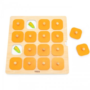 VIGA Atminties Atminties Žaidimas Atspėk paveikslėlius 10 Montessori kortelių