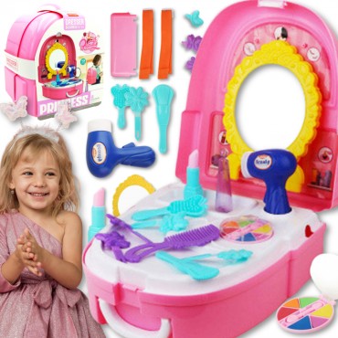 WOOPIE Little Princess rinkinys kuprinėje tualetinis staliukas 19 vnt.