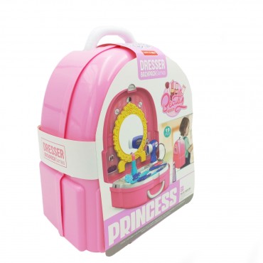 WOOPIE Little Princess rinkinys kuprinėje tualetinis staliukas 19 vnt.