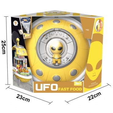 WOOPIE Parduotuvė Greito maisto 3in1 kuprinės projektorius UFO 60 vnt.