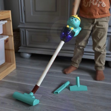WOOPIE interaktyvus Dino dulkių siurblys 3in1 Siurbimo funkcija Šviesos garsas