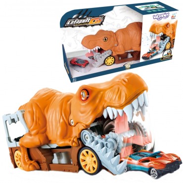 WOOPIE dinozaurų automobilių paleidiklis + automobilis 1vnt.
