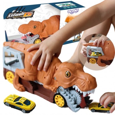 WOOPIE dinozaurų automobilių paleidiklis + automobilis 1vnt.