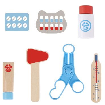 Tooky Toy Veterinar Set Bag 17 vnt.