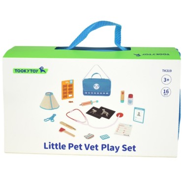 Tooky Toy Veterinar Set Bag 17 vnt.