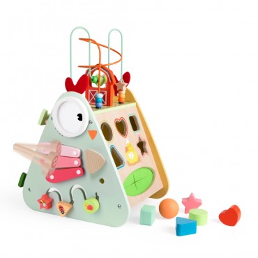 CLASSIC WORLD Montessori Cube 10in1 Happy Farm XXL