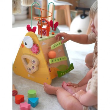 CLASSIC WORLD Montessori Cube 10in1 Happy Farm XXL