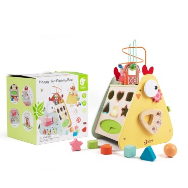CLASSIC WORLD Montessori Cube 10in1 Happy Farm XXL
