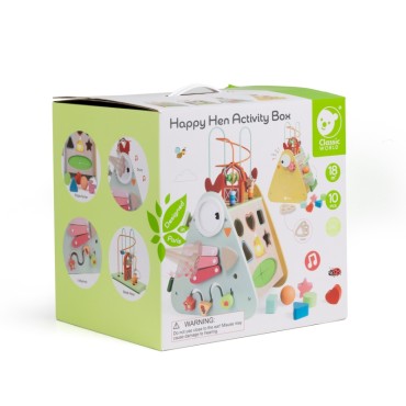 CLASSIC WORLD Montessori Cube 10in1 Happy Farm XXL