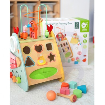 CLASSIC WORLD Montessori Cube 10in1 Happy Farm XXL