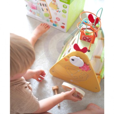 CLASSIC WORLD Montessori Cube 10in1 Happy Farm XXL