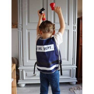 CLASSIC WORLD Little Firefighter Set Costume Tools 8 vnt.