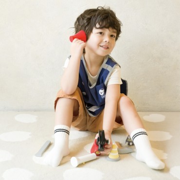 CLASSIC WORLD Little Firefighter Set Costume Tools 8 vnt.
