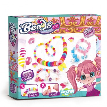 WOOPIE ART&FUN rinkinys papuošalams, apyrankėms, pakabukams, žiedams gaminti