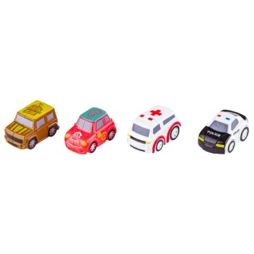 WOOPIE automobilių stovėjimo garažas su interaktyviu vairu + 4 automobiliai