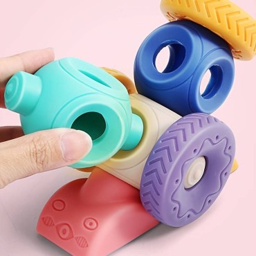 WOOPIE BABY Sensory Construction Dėlionė 13 el.