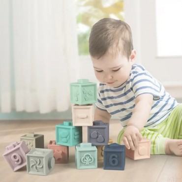 WOOPIE BABY Sensorinė dėlionė Garsas Mokymasis skaičiuoti 23 el.