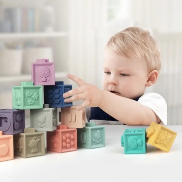 WOOPIE BABY Sensorinė dėlionė Garsas Mokymasis skaičiuoti 23 el.