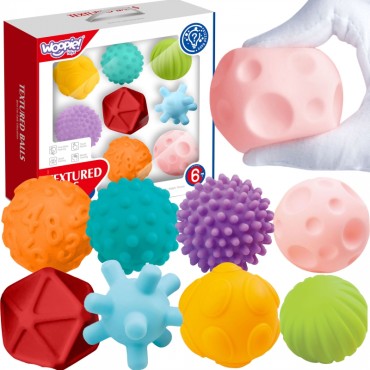 WOOPIE BABY Sensory Squeeze Blocks 8 vnt.