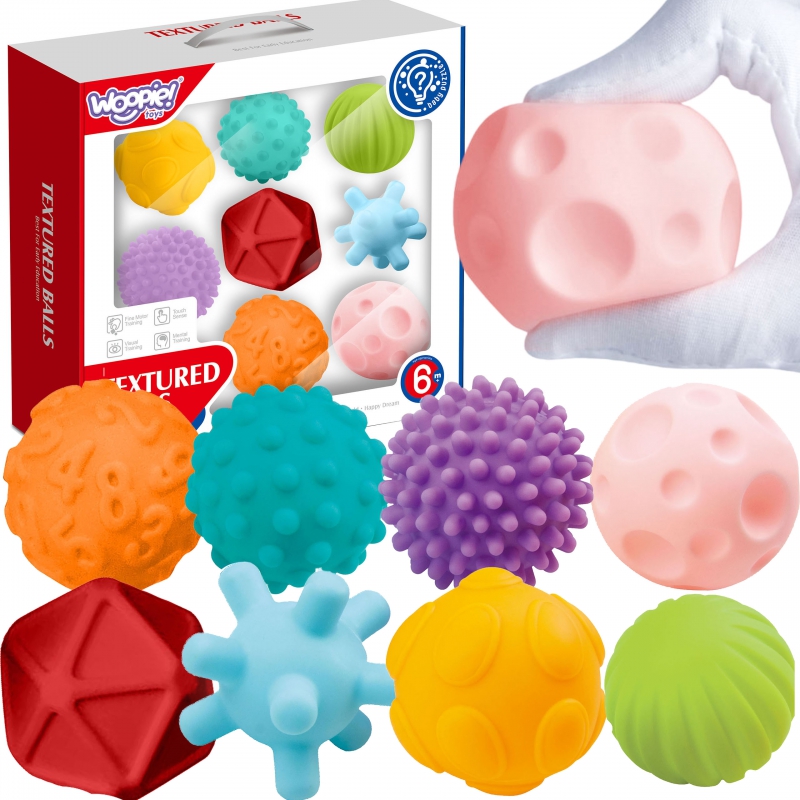 WOOPIE BABY Sensory Squeeze Blocks 8 vnt.