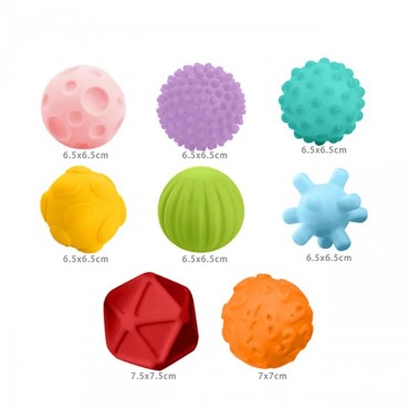 WOOPIE BABY Sensory Squeeze Blocks 8 vnt.