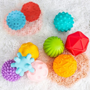 WOOPIE BABY Sensory Squeeze Blocks 8 vnt.