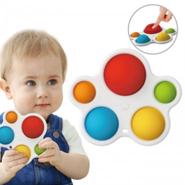 WOOPIE BABY sensorinis žaislas nuo streso dantukas POP IT Montessori
